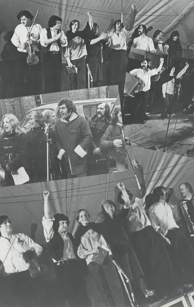 Sur un air connu Internationale Nieuwe Scene Namur, 1 mai 1977

Grève des usines Boel,
Temse
Internationale Nieuwe Scene