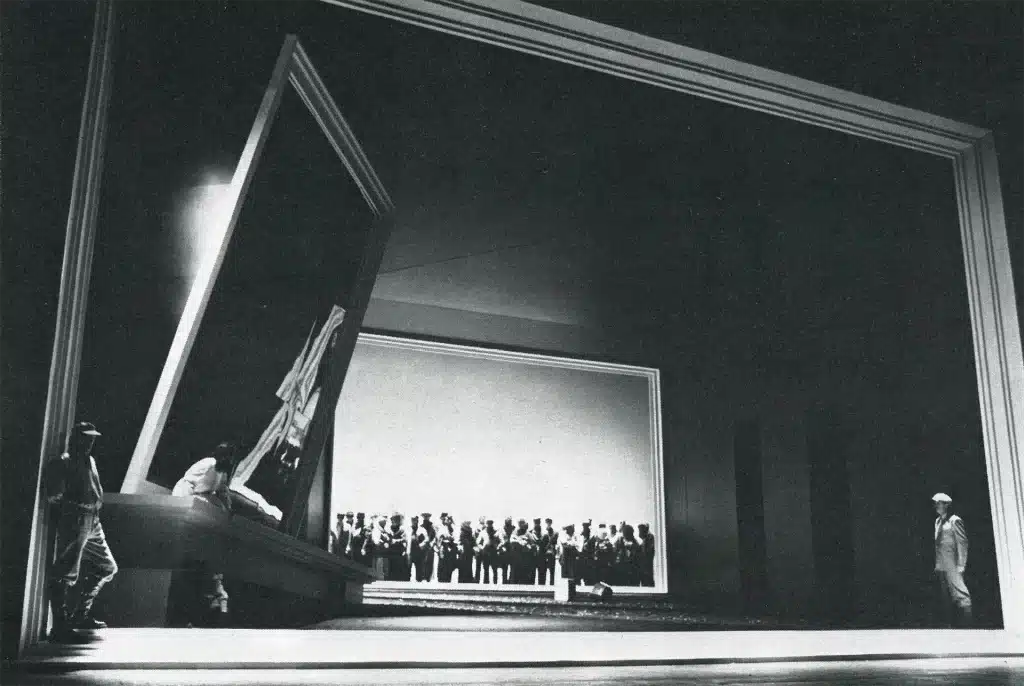 Katia Kabanova de Janacek, Bruxelles, Opéra national, 1983, Photos Paul Versele