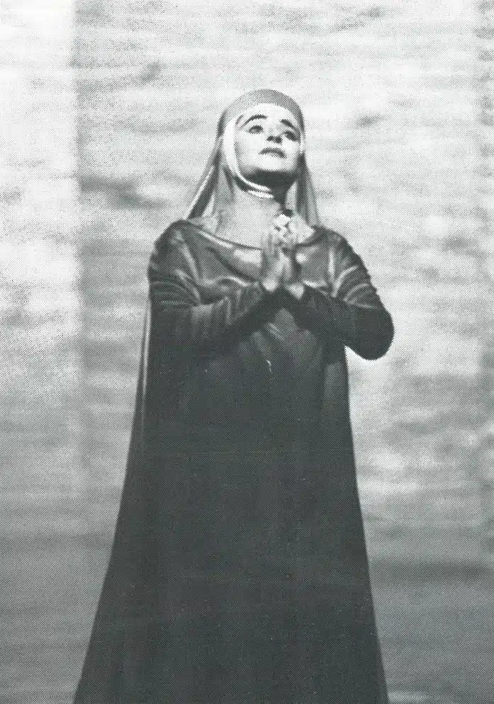 Victoria de Los Angeles dans le rôle d'Elisabeth, Tannhaüser, Festival de Bayreuth, 1961