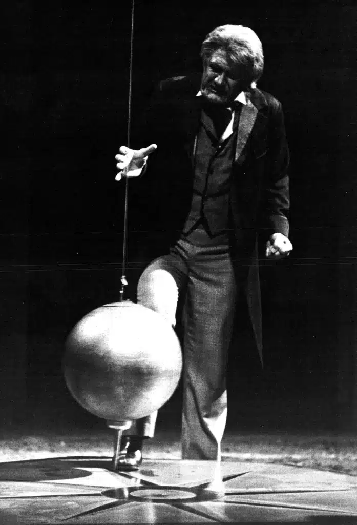 Donald Mac lntyre (Wotan) Walkyrie, Acte Il Mise en scène : Patrice Chéreau, Festival de Bayreuth, Photo Wilhelm Rauh