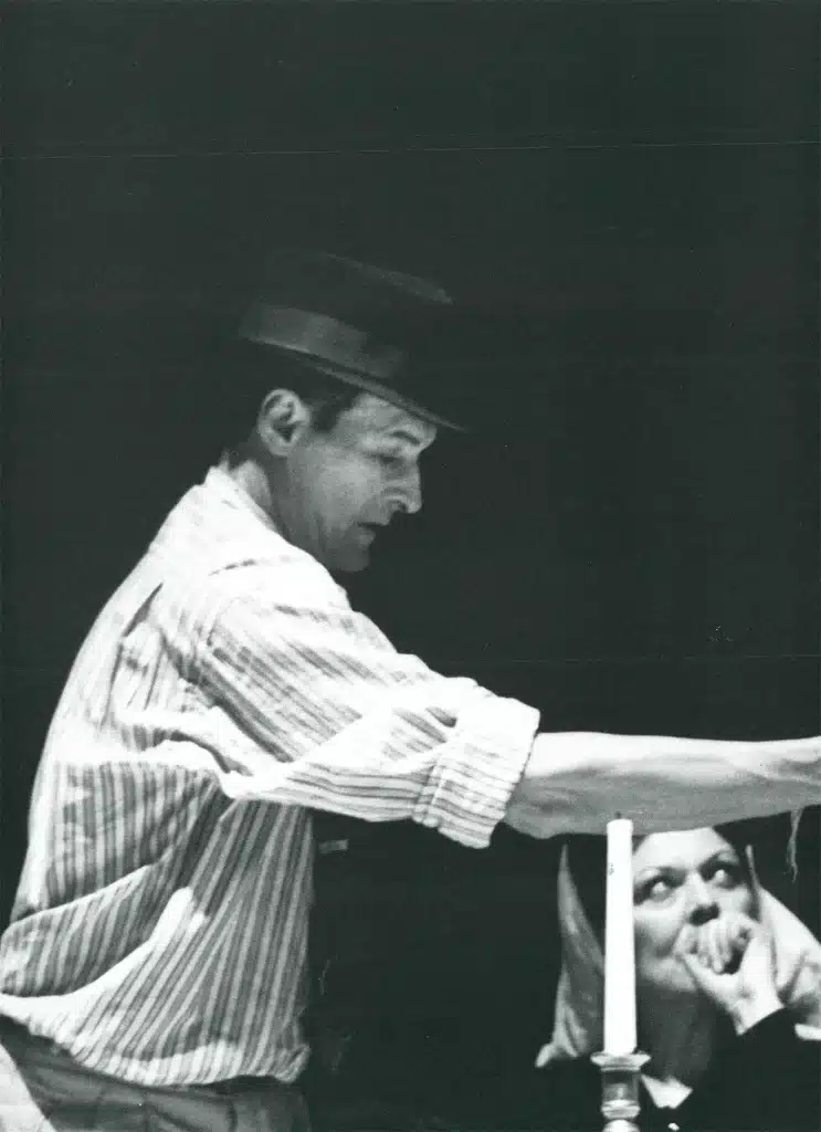 « Falsch », mise en scène E. Foron, 1987. Photo Madeleine Marchand