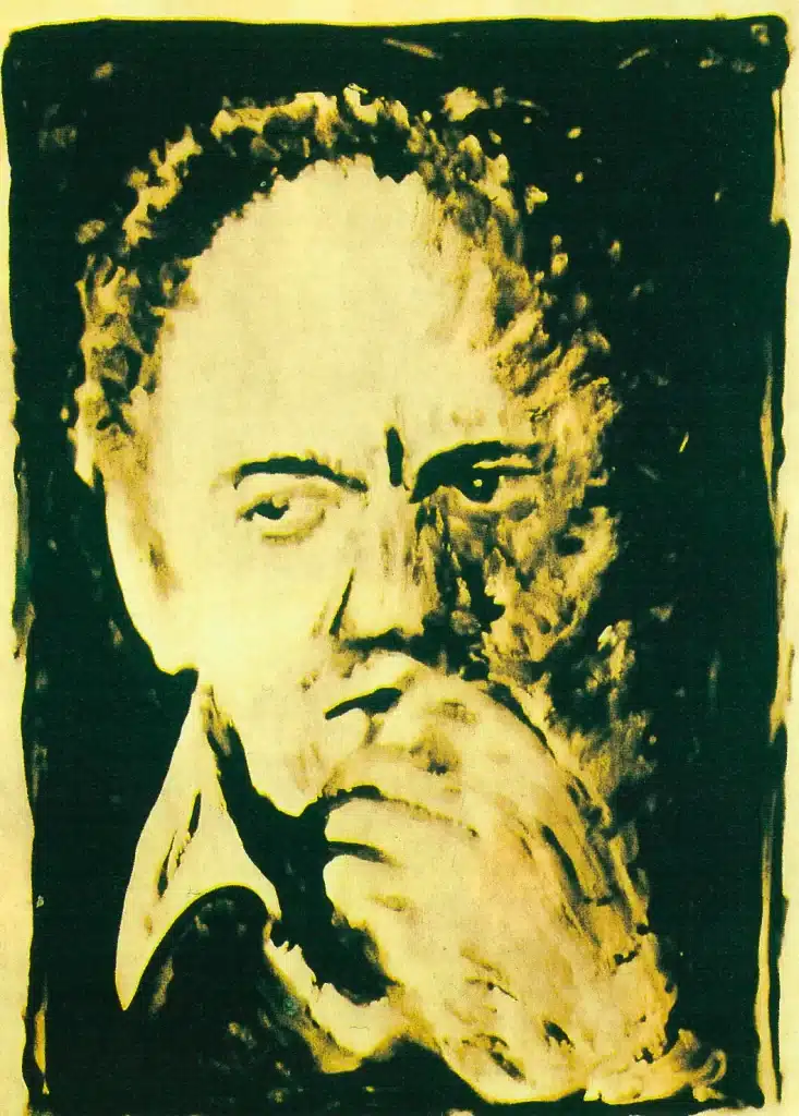 Pierre Cordier Chimigramme, 7/10/89, Thomas Bernhard 