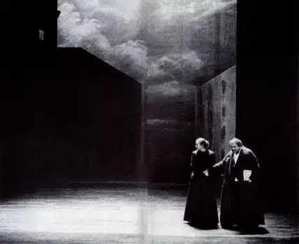 LA VIE DE GALILÉE, mise en scène d'Antoine Vitez. Photo Claude Bricage.