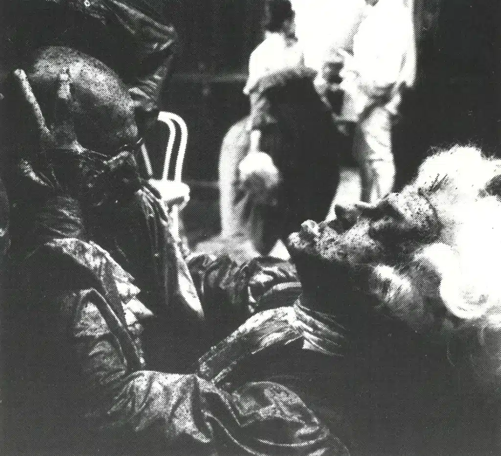 LA MISSION de Heiner Müller, mise en scène de Michel Dezoteux et Marcel Delval. Photo Paul Versele. 