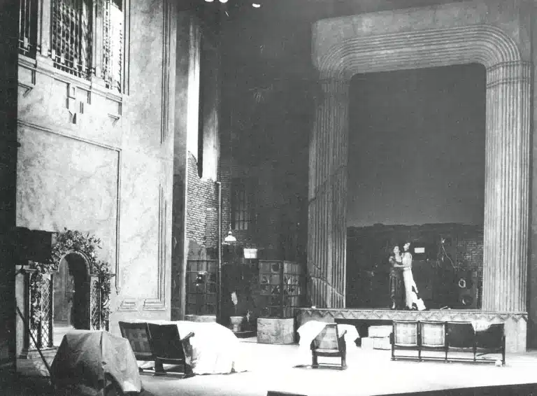 ORQUIDEAS À LA LUZ DE LA LUNA de Carlos Fuentes, mise en scène de Guillermo Heras, Centre Dramatique National de Madrid, 1988. Photo Ros Ribas.