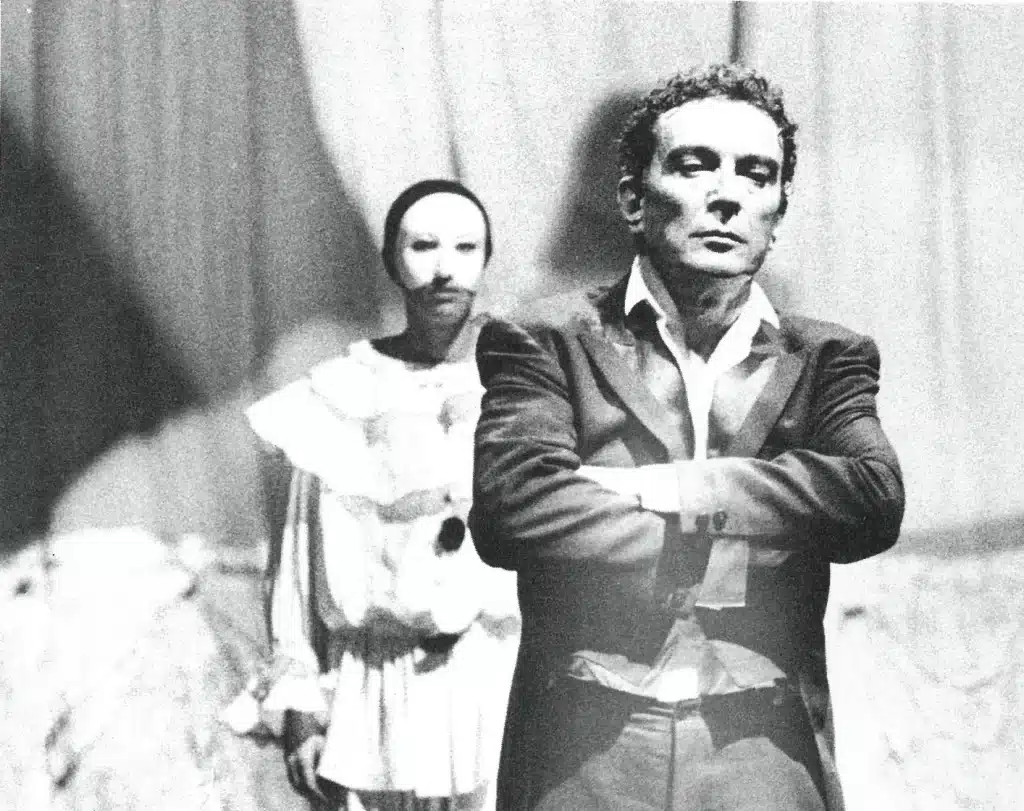 Alfredo Alcón. EL PUBLICO de F.G. Lorca, mise en scène de Lluís Pasqual, Centre Dramatique National de Madrid, 1986. Photo Ros Ribas.