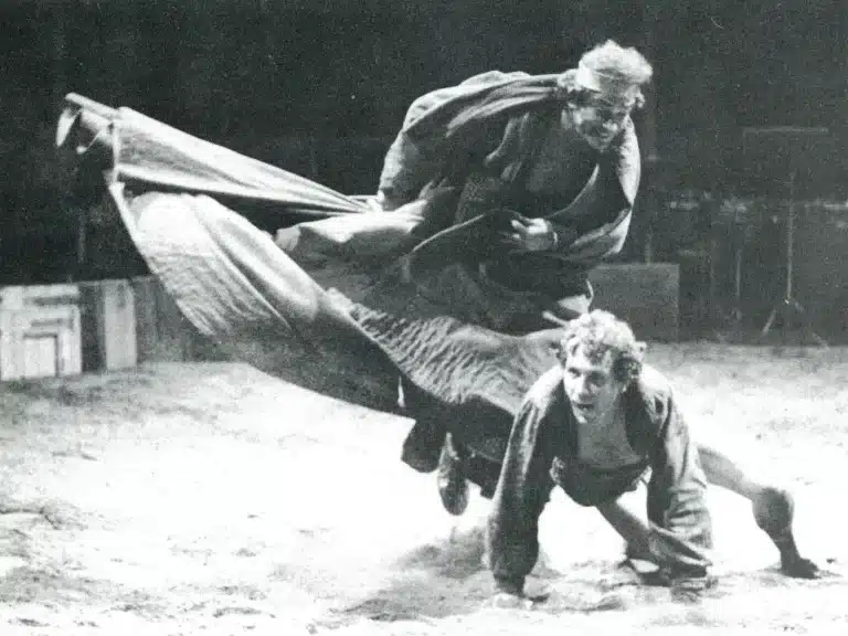 EDOUARD II de Marlowe / Brecht, mise en scène de Lluís Pasqual, Centre Dramatique National de Madrid, 1983. Photo Ros Ribas.