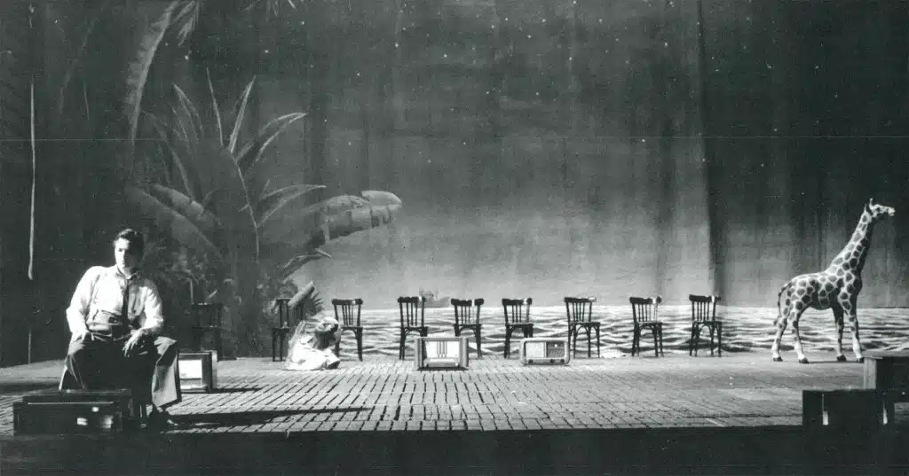 VERACRUZ de Georges Lavaudant, mise en scène de G. Lavaudant, TNP Villeurbanne, 1990. Photo B. Enguerand.