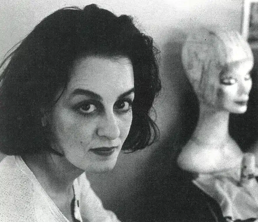 Dominique Valadié dans LE SOULIER DE SATIN, 1987. 