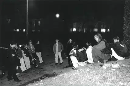 Thieu, Hainaut, Belgique, 1995. Photo Anne Bourguignon.