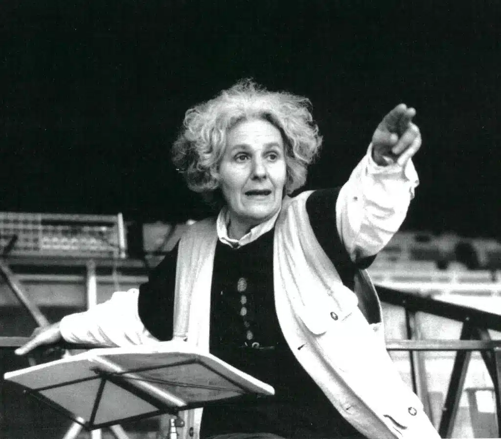 Ariane Mnouchkine. Photo Michèle Laurent.