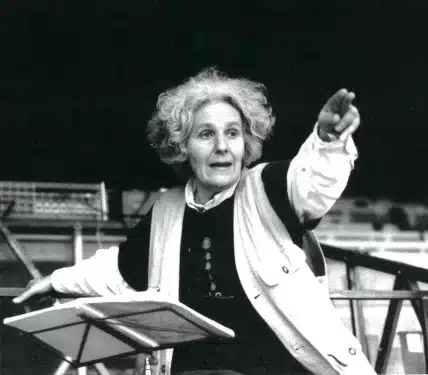 Ariane Mnouchkine. Photo Michèle Laurent.