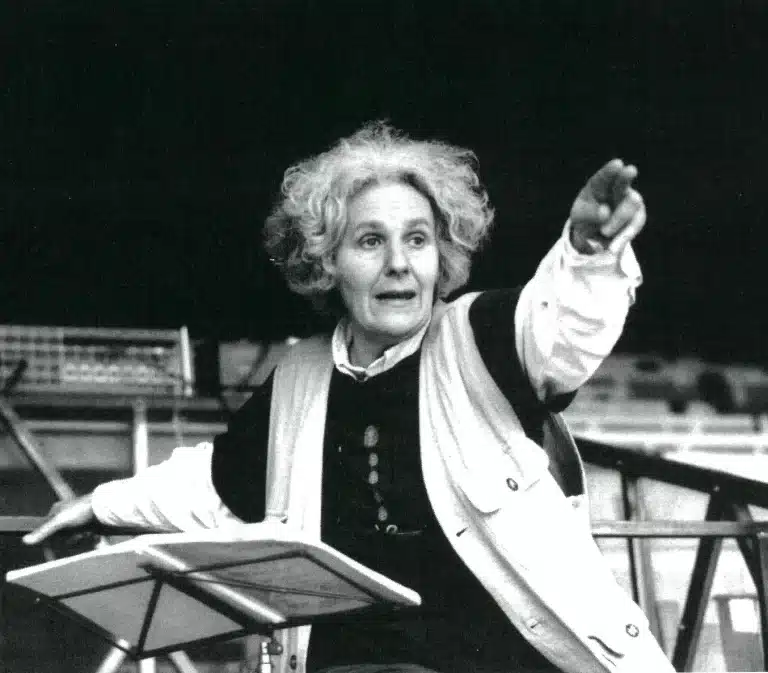 Ariane Mnouchkine. Photo Michèle Laurent.