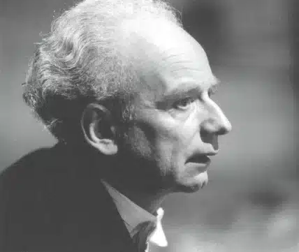 Tan McDiarmid dans HATED NIGHTFALL de Howard Barker, mise en scène Howard Barker. Photo Stephen Vaughan.