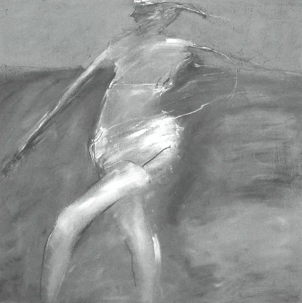 Howard Barker,
MARIÉE MARCHANT,
huile sur toile,
90 x 90 cm.