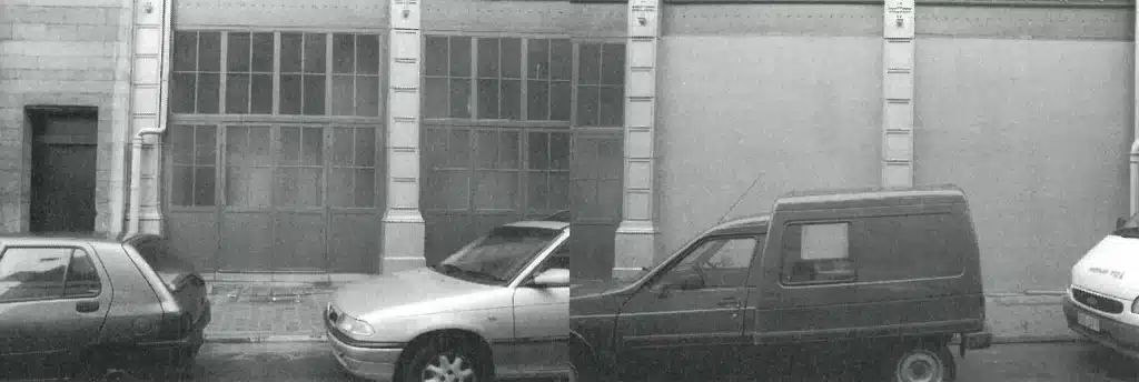 Les Halles de Schaerbeek, travaux avant le début de la nouvelle saison, 3 septembre 1998.
Photos Christian Carez.