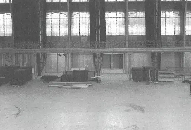 Les Halles de Schaerbeek, travaux avant le début de la nouvelle saison, 3 septembre 1998.
Photos Christian Carez.