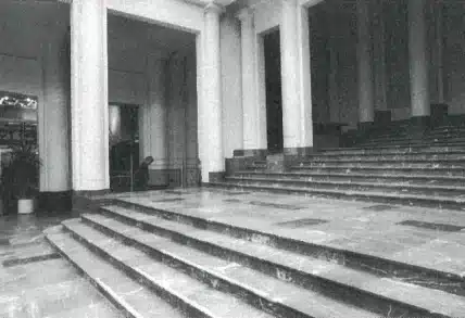 Le Rideau de Bruxelles, répétition du CHÂTEAU mis en scène par Jules-Henri Marchant, 24 août 1998. Photos Christian Carez.