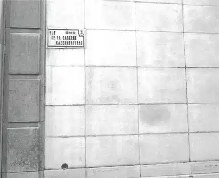 La Rue de la Caserne, septembre 1998. Photo Vincent Lebrun.