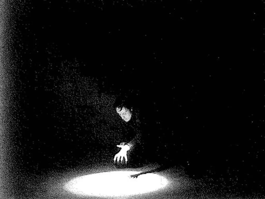 Laurent Poitrenaux dans LE DÉPEUPLEUR de Samuel Beckett, mise en espace Anne Longuet-Marx, février 2000.