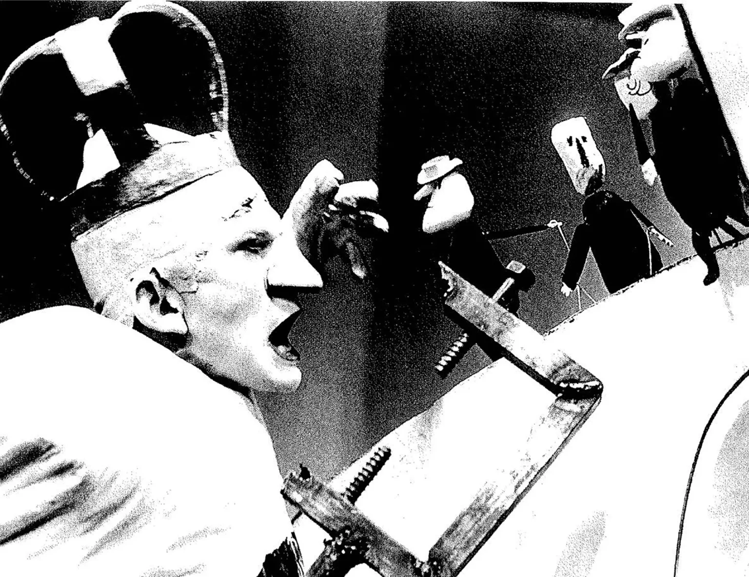 UBU ROI d’Alfred Jarry, mise en scène Michael Meschke, 1964. Photo Beata Bergström.