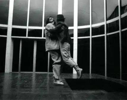 Patrick Descamps et Carmela Locantore dans UN FAUST, mise en scène Marc Liebens. Photo Danièle Pierre.