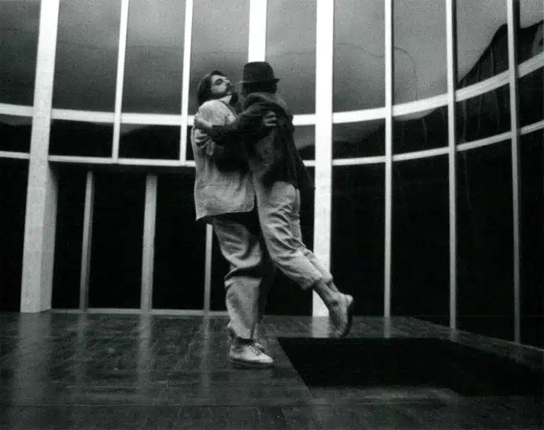 Patrick Descamps et Carmela Locantore dans UN FAUST, mise en scène Marc Liebens. Photo Danièle Pierre.