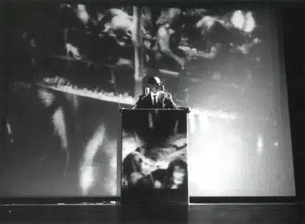 Mohamed Rouabhi dans MALCOLM X. Photo Pierluigi Zolli.