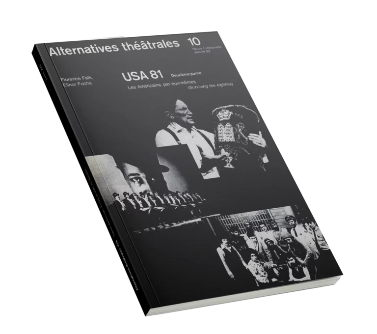 USA 81-Couverture du Numéro 10 d'Alternatives Théâtrales