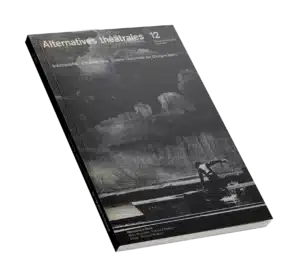 Scénographie images et lieux-Couverture du Numéro 12 d'Alternatives Théâtrales