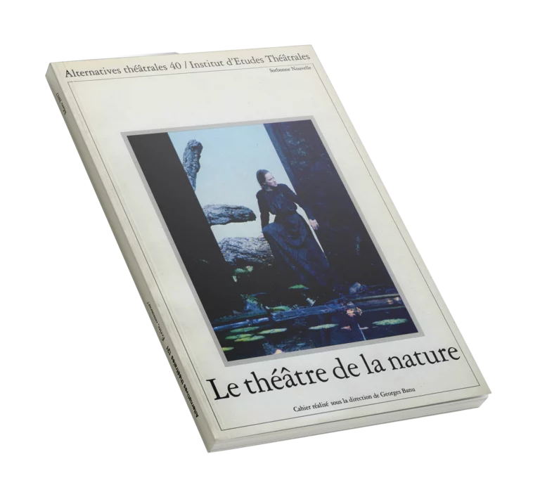 Le théâtre de la nature-Couverture du Numéro 40 d'Alternatives Théâtrales