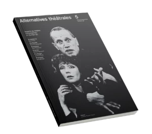 Aspect du théâtre contemporain en Europe-Couverture du Numéro 5 d'Alternatives Théâtrales