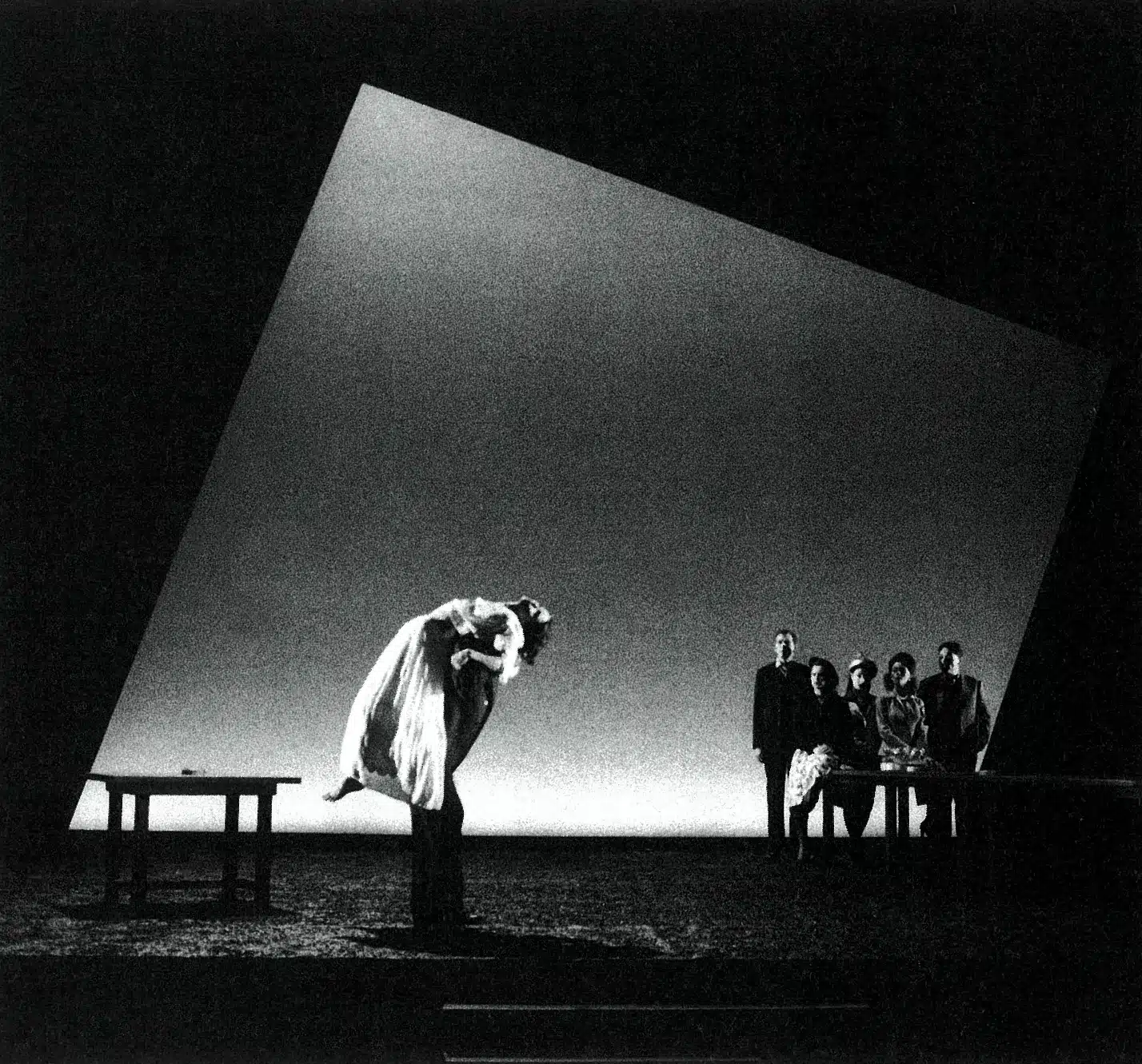 1953 de Jean-Marie Piemme, mise en scène de Marc Liebens, Théâtre National de la Communauté française de Belgique, 1999, photo Alice Piemme, Archives et Musée de la Littérature.