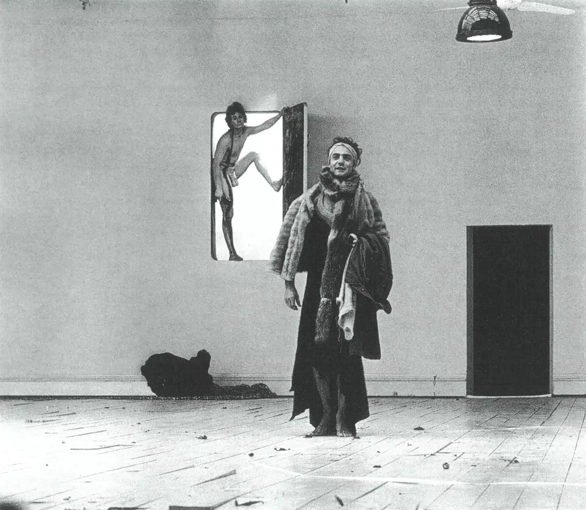 Michael Kônig et Bruno Ganz dans LES BACCHANTHES d’Euripide, mise en scène de Klaus Michael Grüber, Schaubhüne de Berlin, 1974, photo Helga Knéïidl.