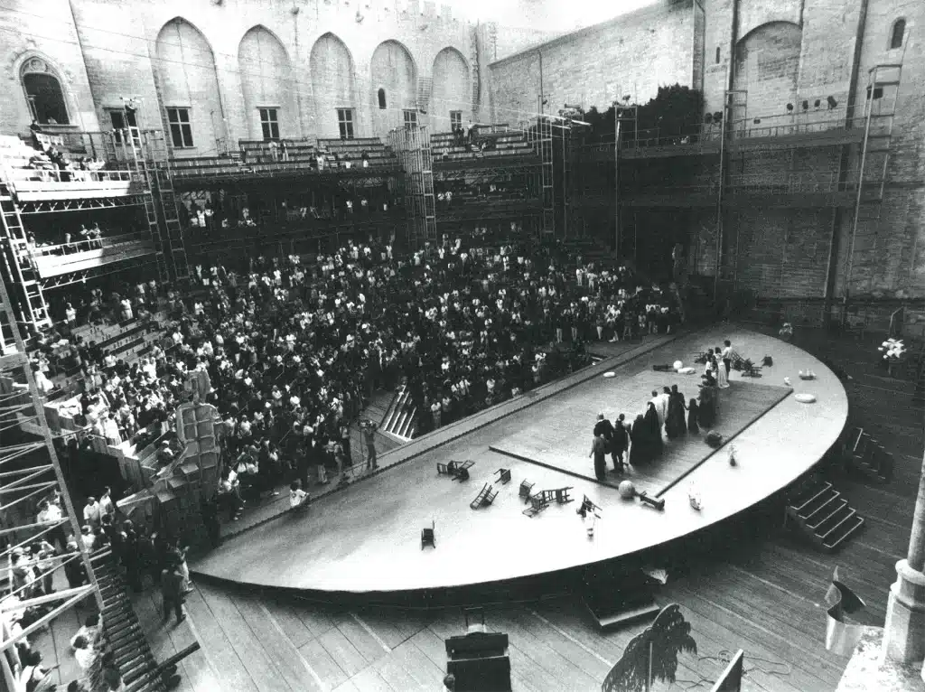 Saluts du SOULIER' DE SATIN, mise en scene Antoine Vitez, photo Marc Enguerand.