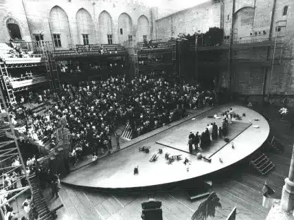 Saluts du SOULIER' DE SATIN, mise en scene Antoine Vitez, photo Marc Enguerand.
