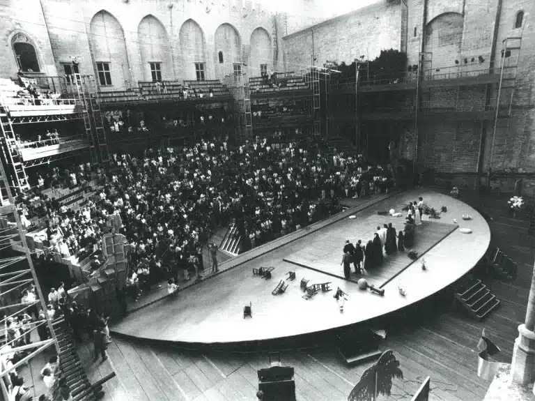 Saluts du SOULIER' DE SATIN, mise en scene Antoine Vitez, photo Marc Enguerand.