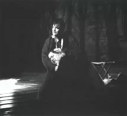 DOM JUAN de Molière, mise en scène Jacques Lassalle, avec Roland Bertin et Andrzej Sewerin, photo Marc et Brigitte Enguerand.