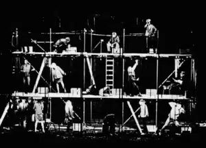 FRANKENSTEIN, Living theater, mise en scène de Julian Beck. Photo Gianfranco Mantegna