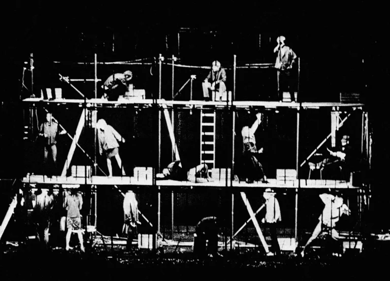 FRANKENSTEIN, Living theater, mise en scène de Julian Beck. Photo Gianfranco Mantegna