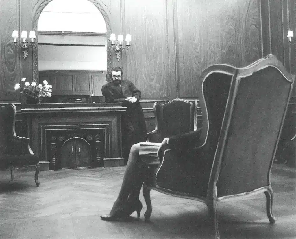 Patrick Descamps dans Out de Thomas Bernhard, mise en scène Marc Liebens. Photo: Danièle Pierre.