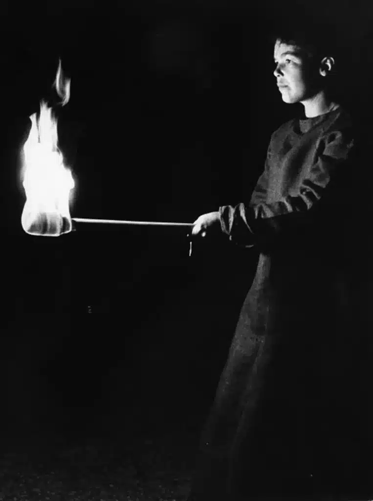 Priscilla Smith dans MÉDÉE, spectacle d'Andrei Serban à la Mamma, 1972. Photo Alain Le Hors. 