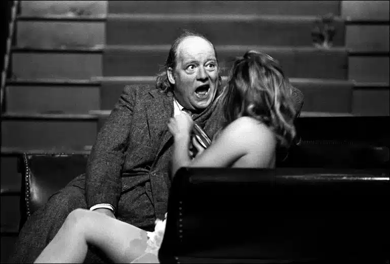 Ulrich Wildgruber er Susanne Lothar dans LULU de Wedekind, mise en scène Perer Zadek, Opéra Comique, Paris, 1988. Photo Marc Enguerand.