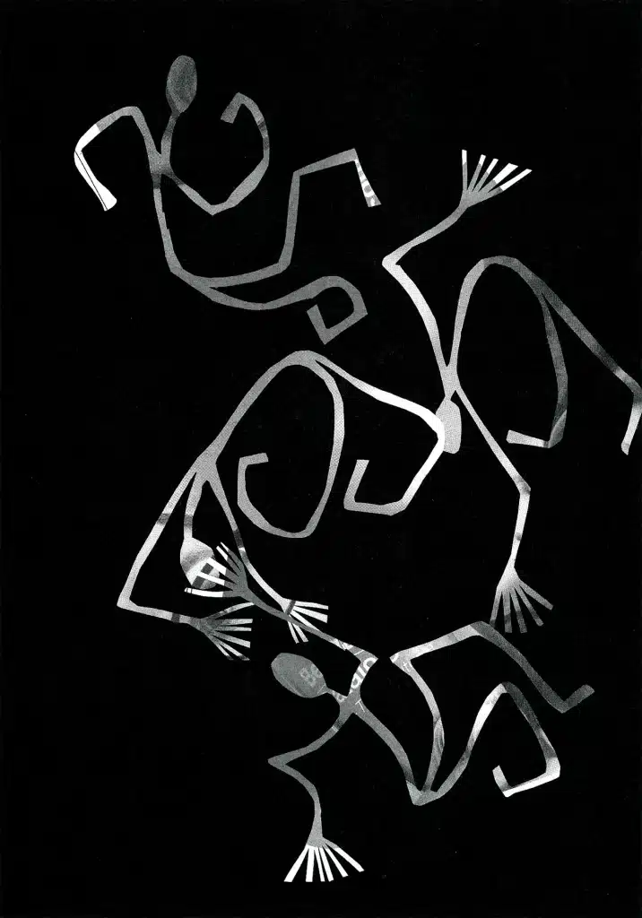 Écrit peu après les cinq tableaux de GRINCEMENTS ET AUTRES BRUITS, ce texte en aurait constitué le sixième, si je n'avais préféré garder à la pièce son équilibre premier. S'il s'inscrit donc totalement dans la même thématique, rien n'empêche non plus de le représenter séparément. Et comme la thématique en question est, à l'évidence, inépuisable, peut-être même fera-t-il partie un jour d’une autre pièce qui s’appellera, par exemple, NOUVEAUX GRINCEMENTS ET BRUITS DIVERS... 