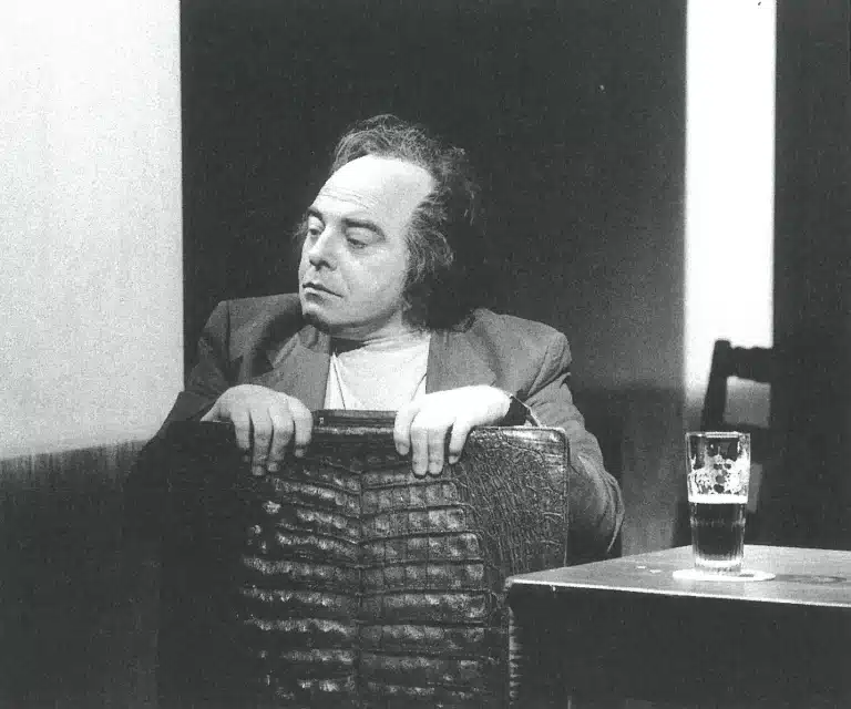 Guy Pion dans INACCESSIBLES AMOURS, mise en scène Roumen Tchararov. Photo Nicole Hellyn (A.M.L.).