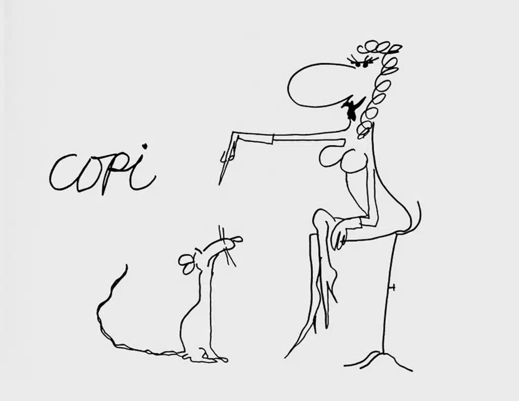 Dessin de Copi.