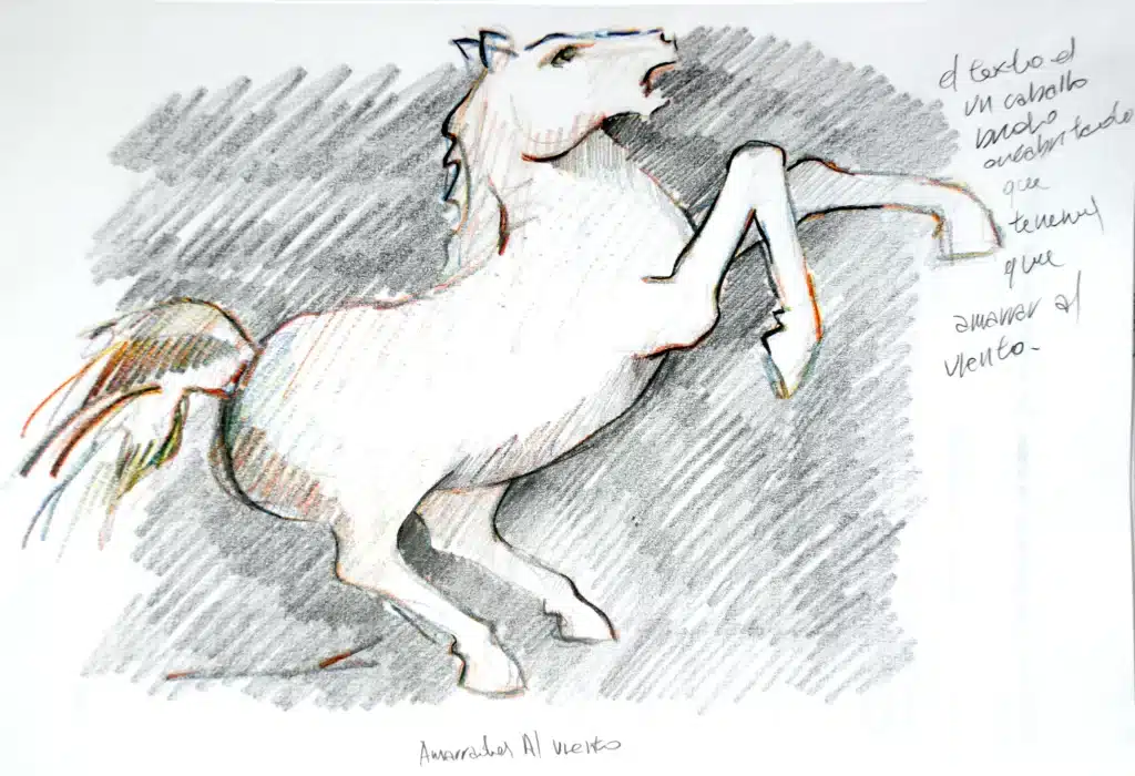 Croquis d'Eduardo Jiménez.