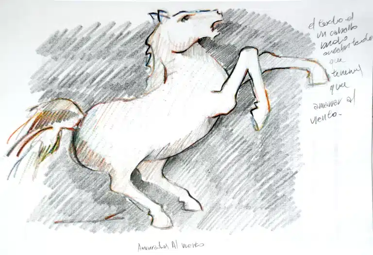 Croquis d'Eduardo Jiménez.