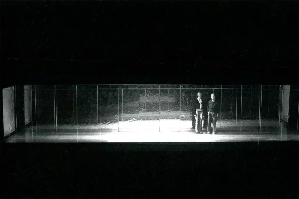 Maquette de FEUX D' August Stramm, mise en scène et scénographie Daniel Jeanneteau et Marie-Christine Soma.