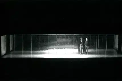 Maquette de FEUX D' August Stramm, mise en scène et scénographie Daniel Jeanneteau et Marie-Christine Soma.